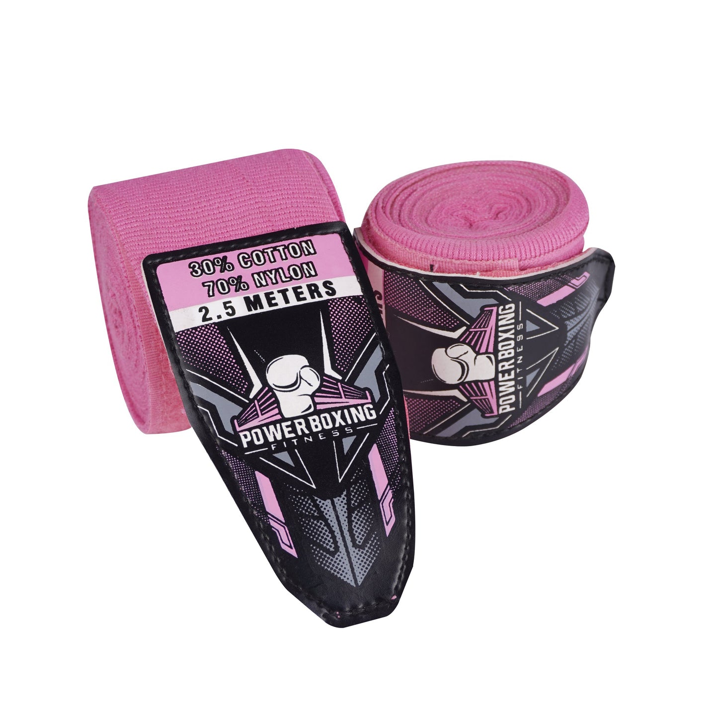 Power Boxing Fitness Hand Wraps – Pink Edition