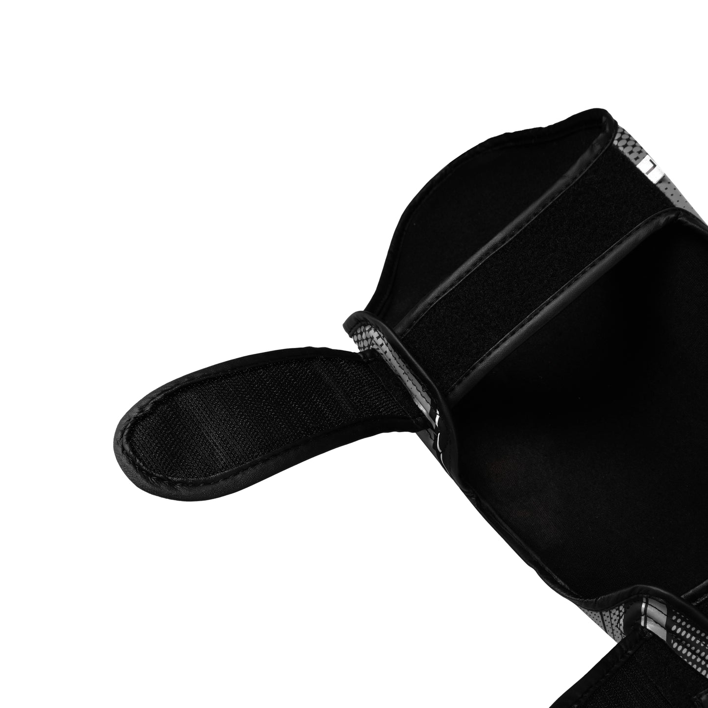 Power Boxing Iron Shin Guards (Black & Gray)