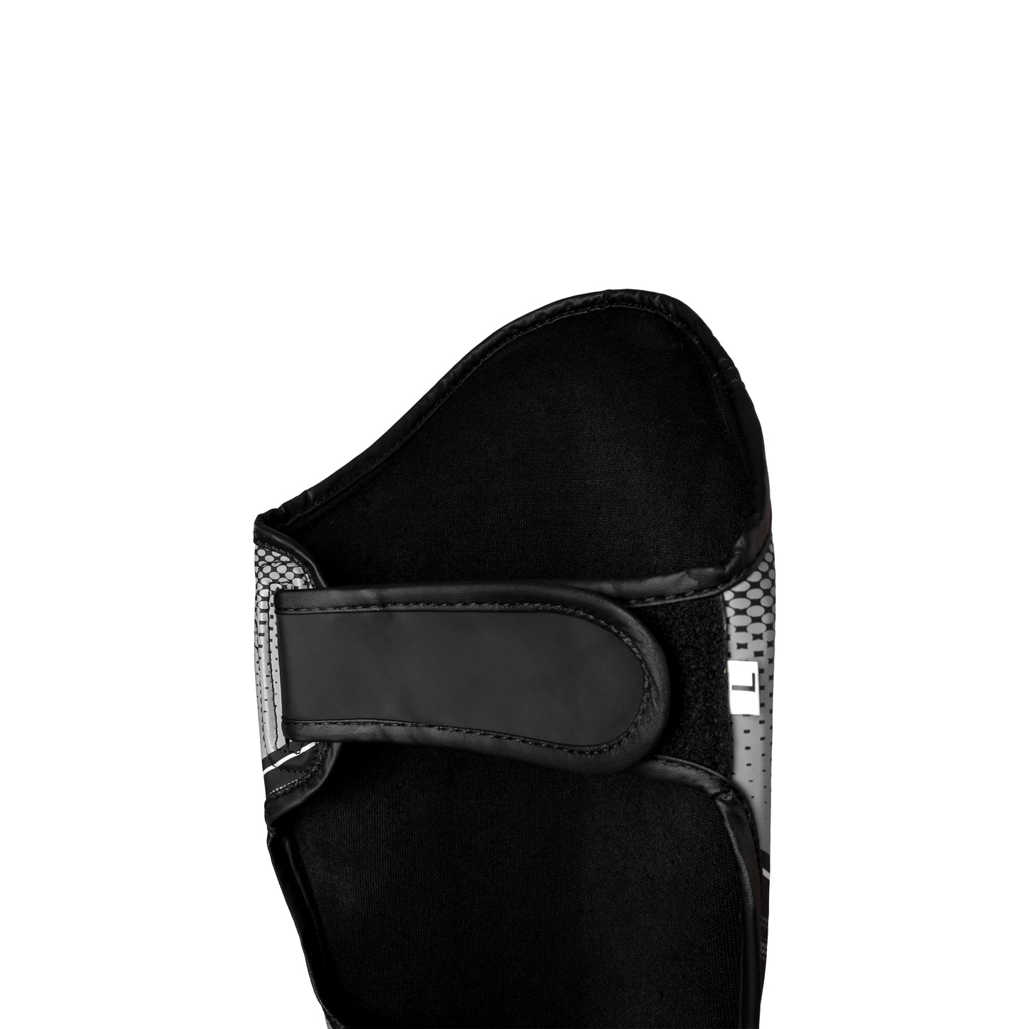 Power Boxing Iron Shin Guards (Black & Gray)