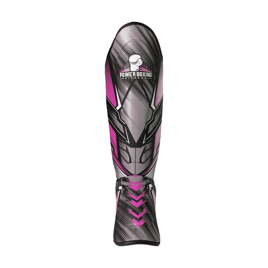 Power Boxing Iron Shin Guards (Pink)