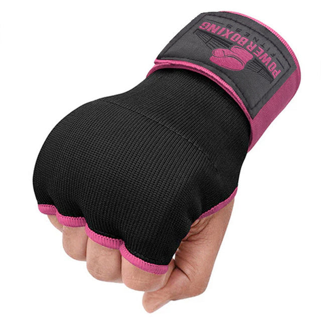 Power Boxing KnuckleShield Gel Wraps - Pink Edition
