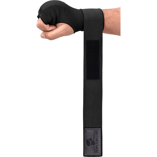 Power Boxing KnuckleShield Gel Wraps - Black Edition