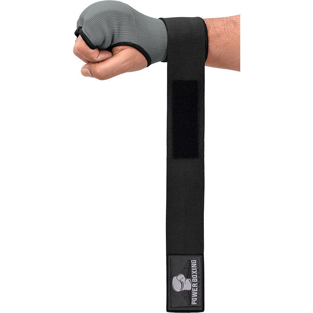 Power Boxing KnuckleShield Gel Wraps - Grey Edition