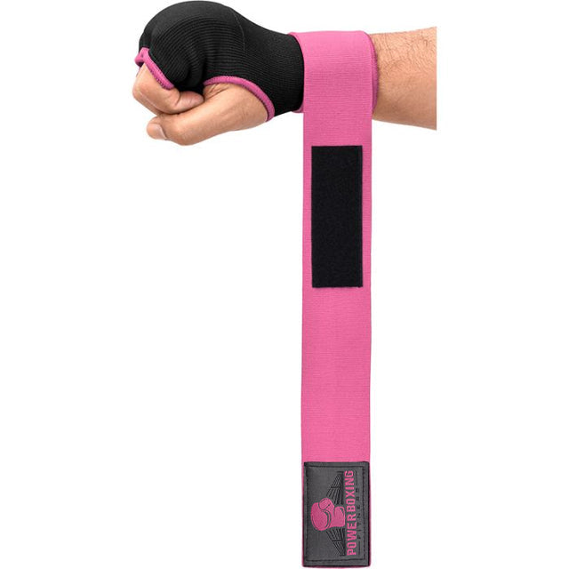Power Boxing KnuckleShield Gel Wraps - Pink Edition