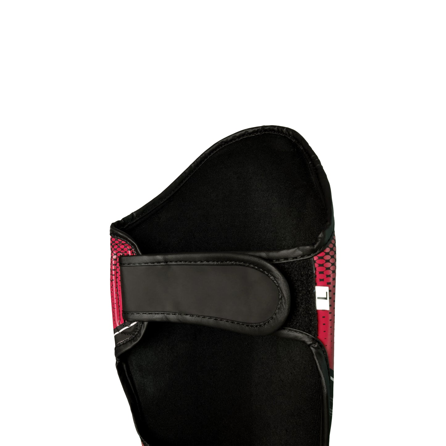 Power Boxing Iron Shin Guards (Red & Gray)