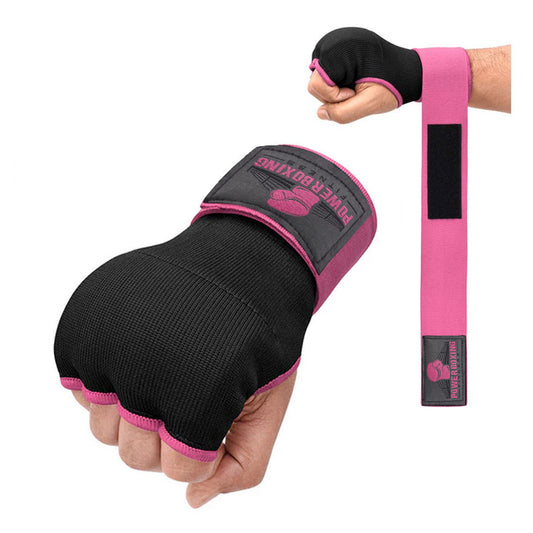 Power Boxing KnuckleShield Gel Wraps - Pink Edition
