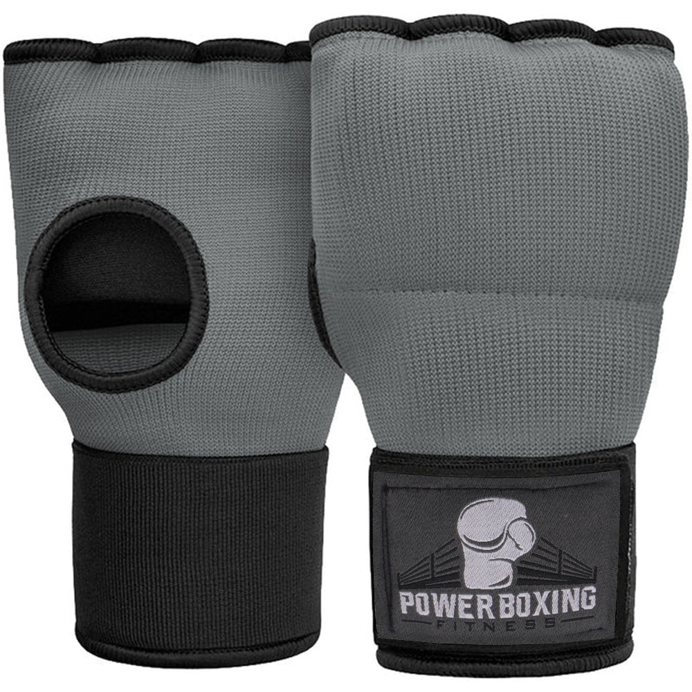 Power Boxing KnuckleShield Gel Wraps - Grey Edition