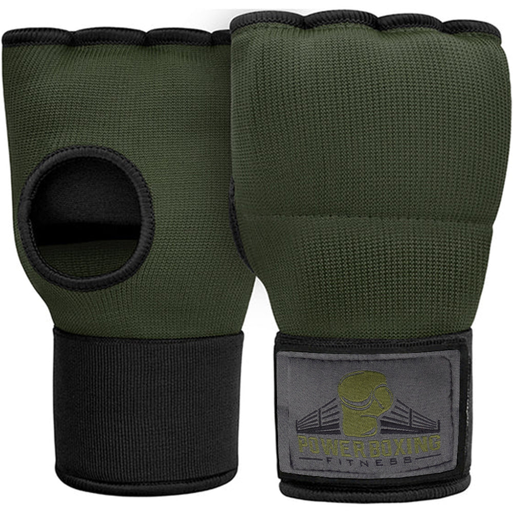 Power Boxing KnuckleShield Gel Wraps - Green Edition