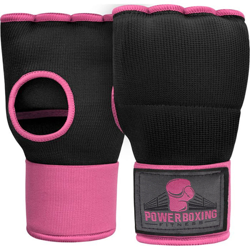 Power Boxing KnuckleShield Gel Wraps - Pink Edition