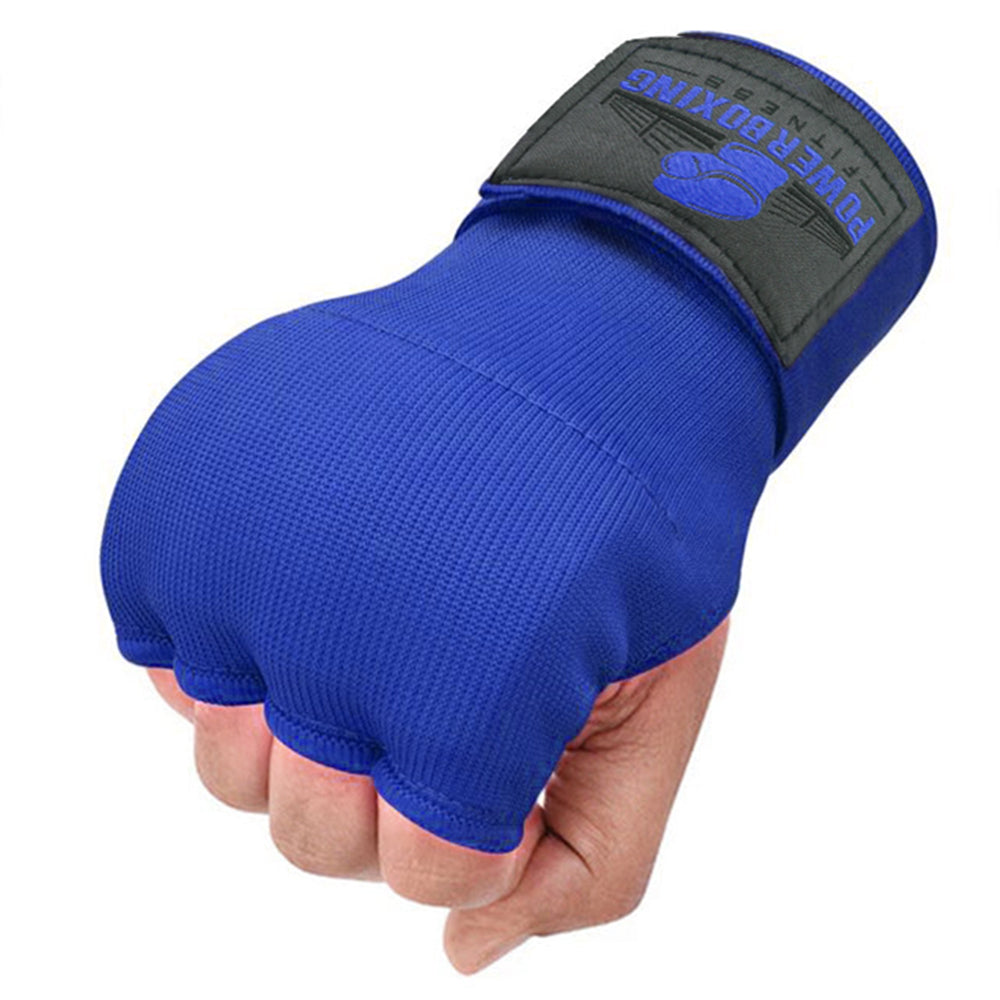 Power Boxing KnuckleShield Gel Wraps - blue Edition