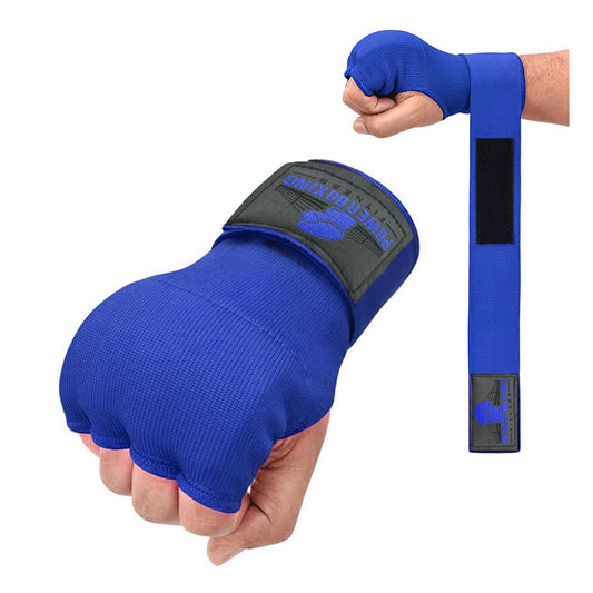 Power Boxing KnuckleShield Gel Wraps - blue Edition