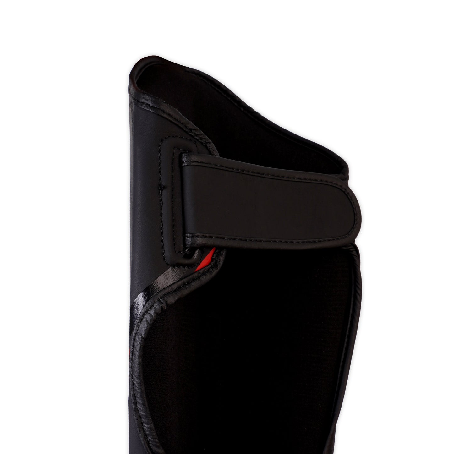 Power Boxing Iron Shin Guards (Red & Black)