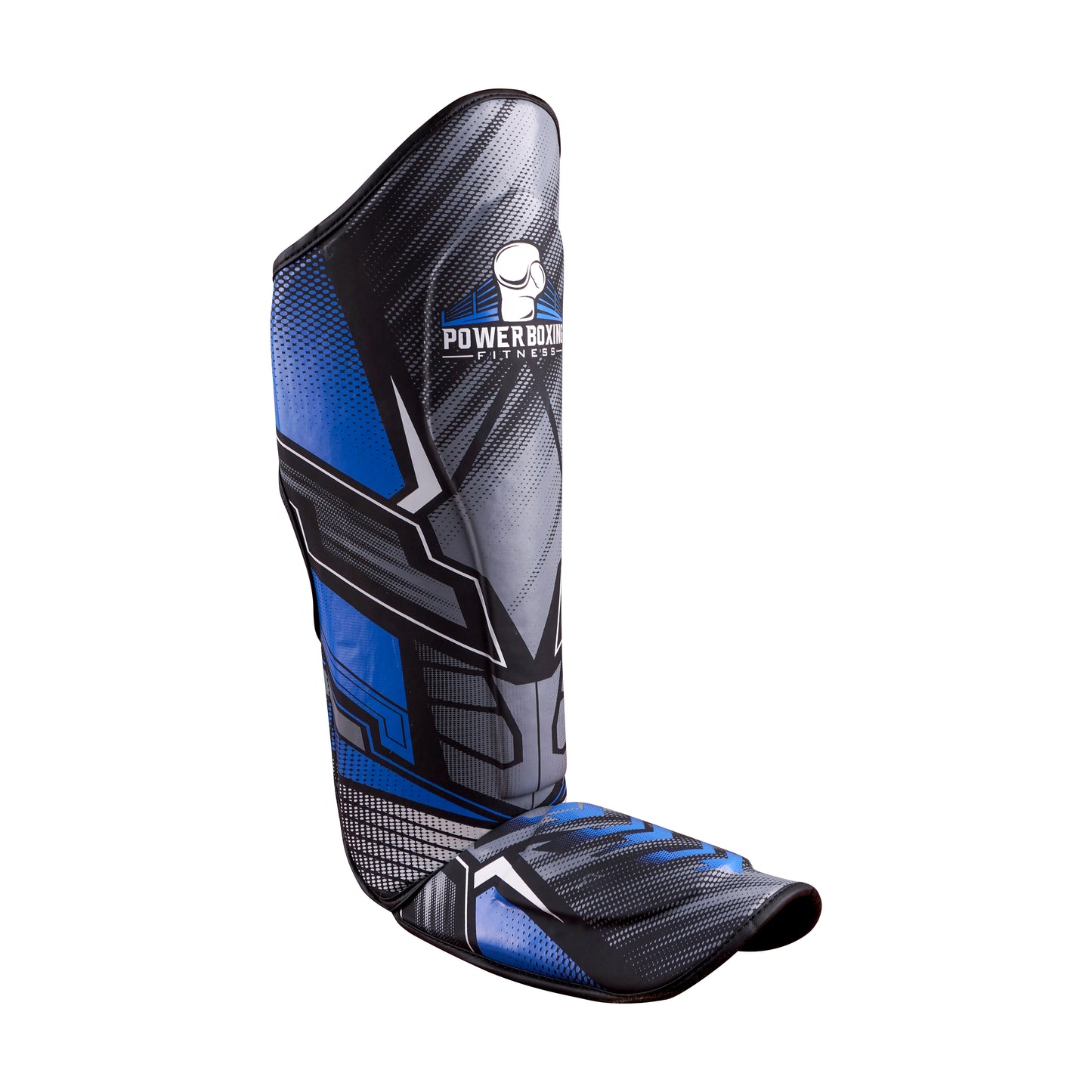 Power Boxing Iron Shin Guards (Blue)