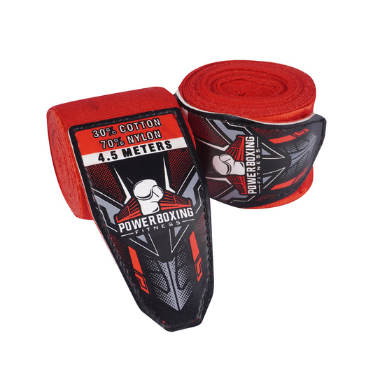 Power Boxing Fitness Hand Wraps – Red Edition