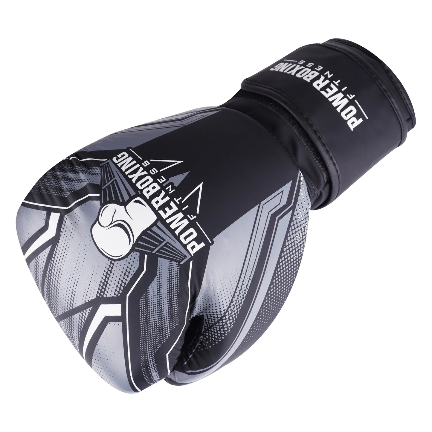 Power Boxing Kids Sparring Set - Gloves + Focus Pads Combo (Grey)