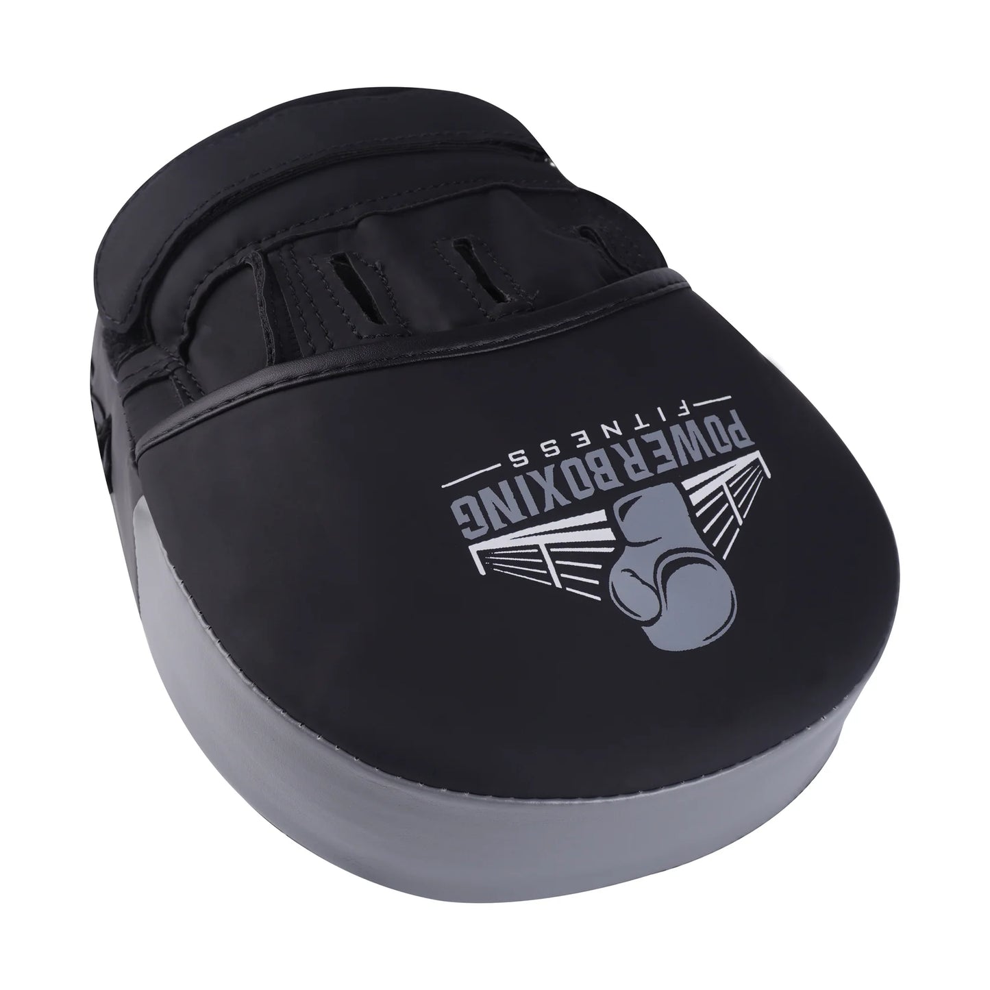 Power Boxing Kids Sparring Set - Gloves + Focus Pads Combo (Grey)