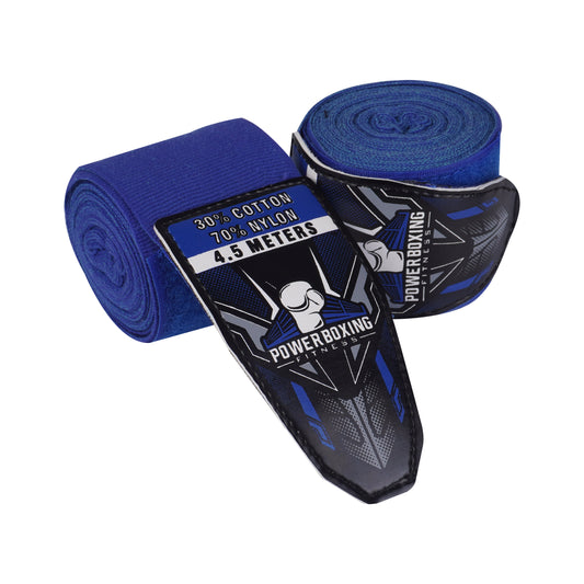 Power Boxing Fitness Hand Wraps – Blue Edition
