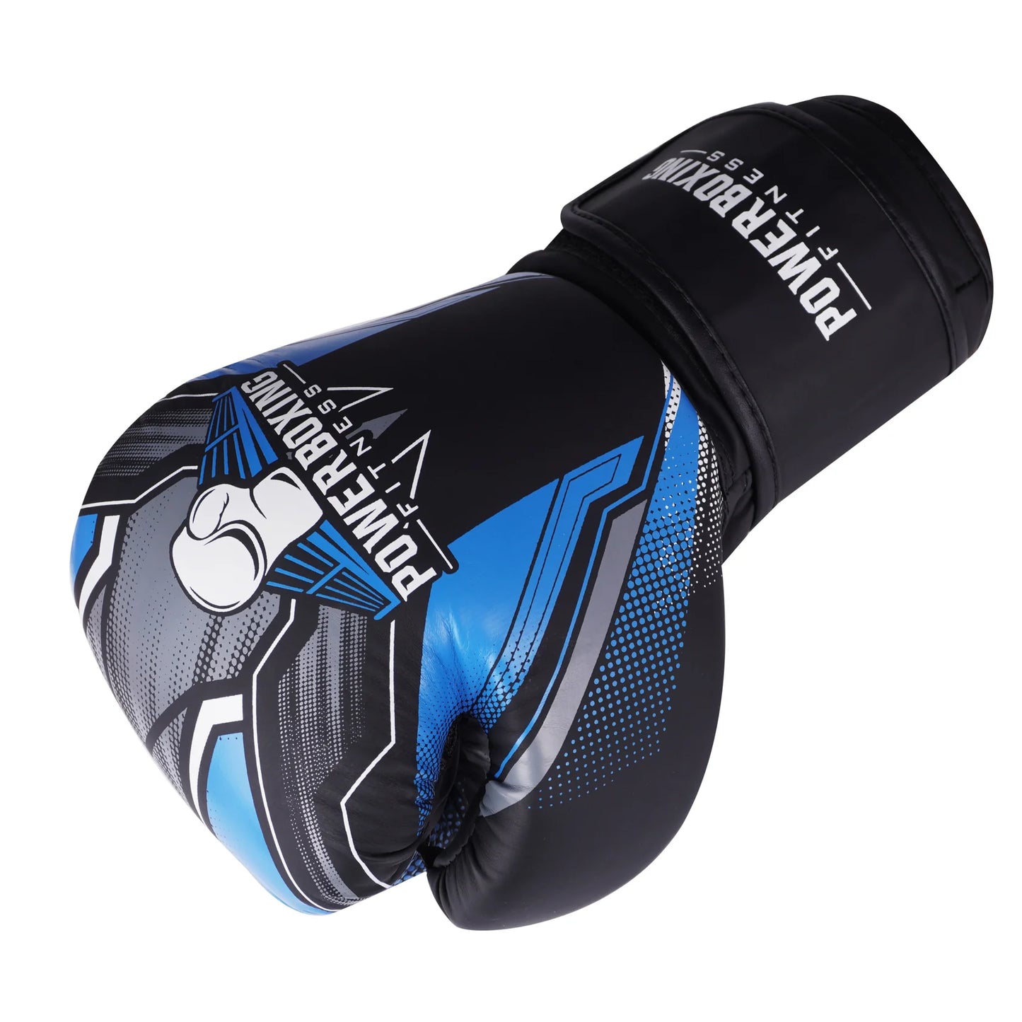 Power Boxing Kids Sparring Set - Gloves + Focus Pads Combo (Blue)