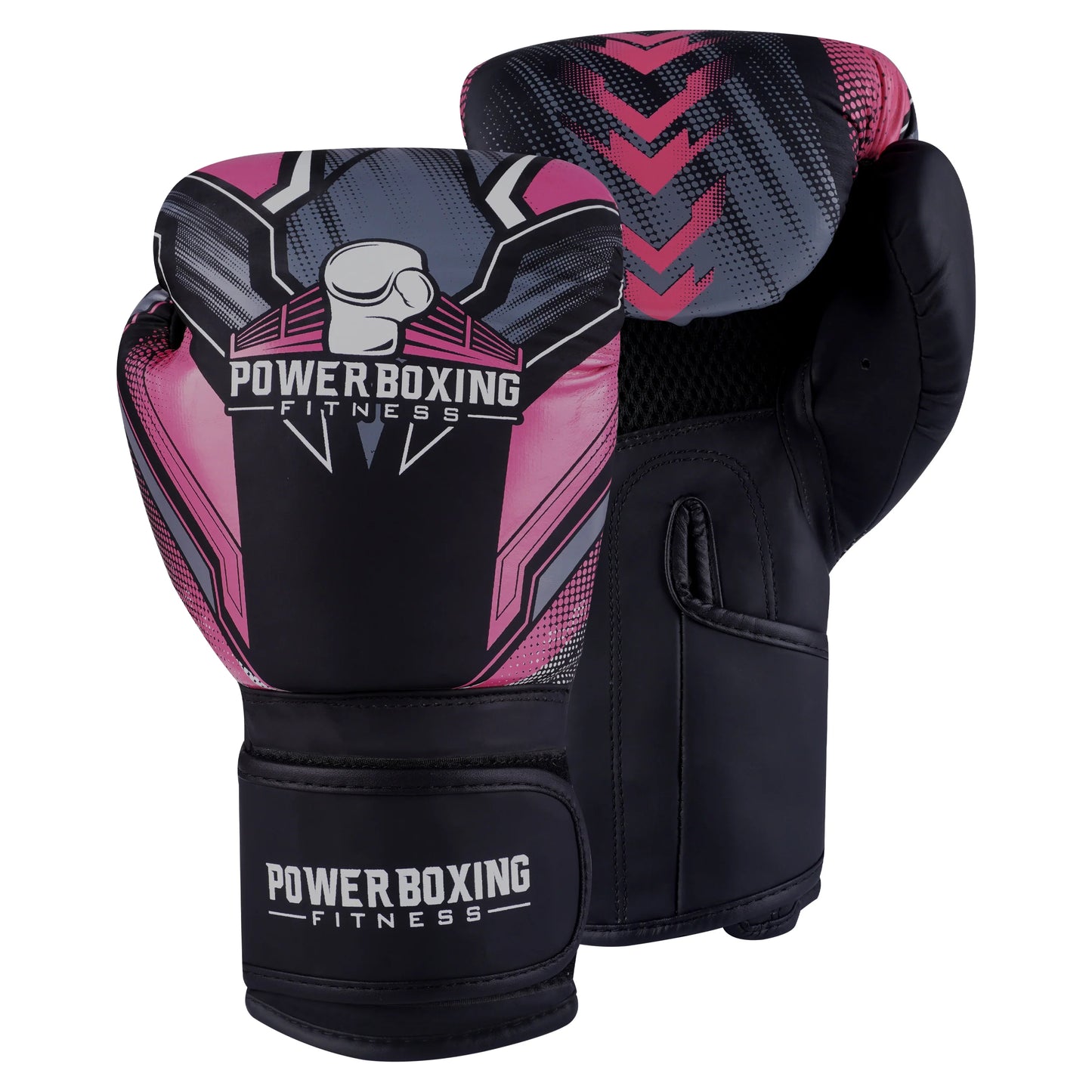 Power Boxing Kids Sparring Set - Gloves + Focus Pads Combo (Pink)
